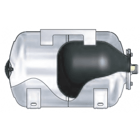 Elbi HM50H 50 Litre Horizontal Accumulator Pressure Vessel Stainless Steel