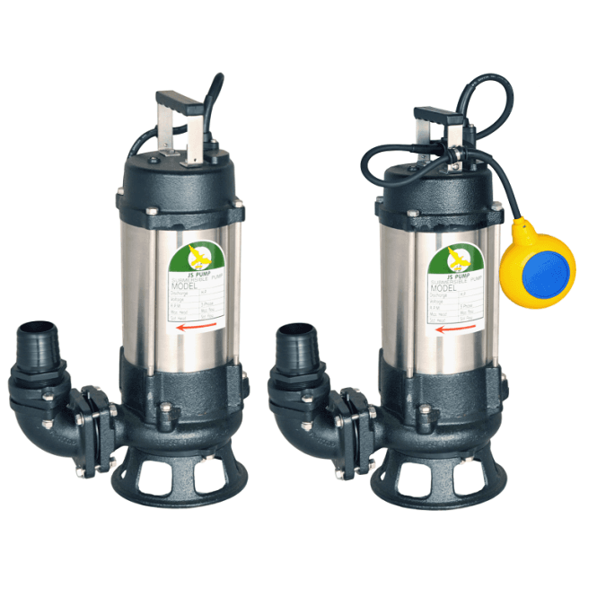 JS SK Sewage Cutter Submersible Pumps Single Phase