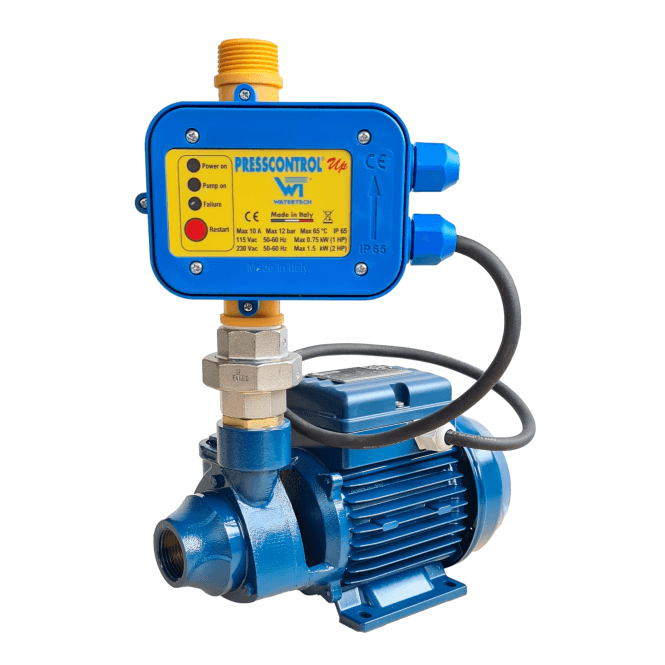 PM45A Fitted With Presscontrol Automatic Control Device Single Pump Booster 110v