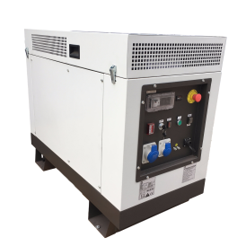 Silent Petrol 7kVA 230v Electric Start Generator With Soundproof Canopy